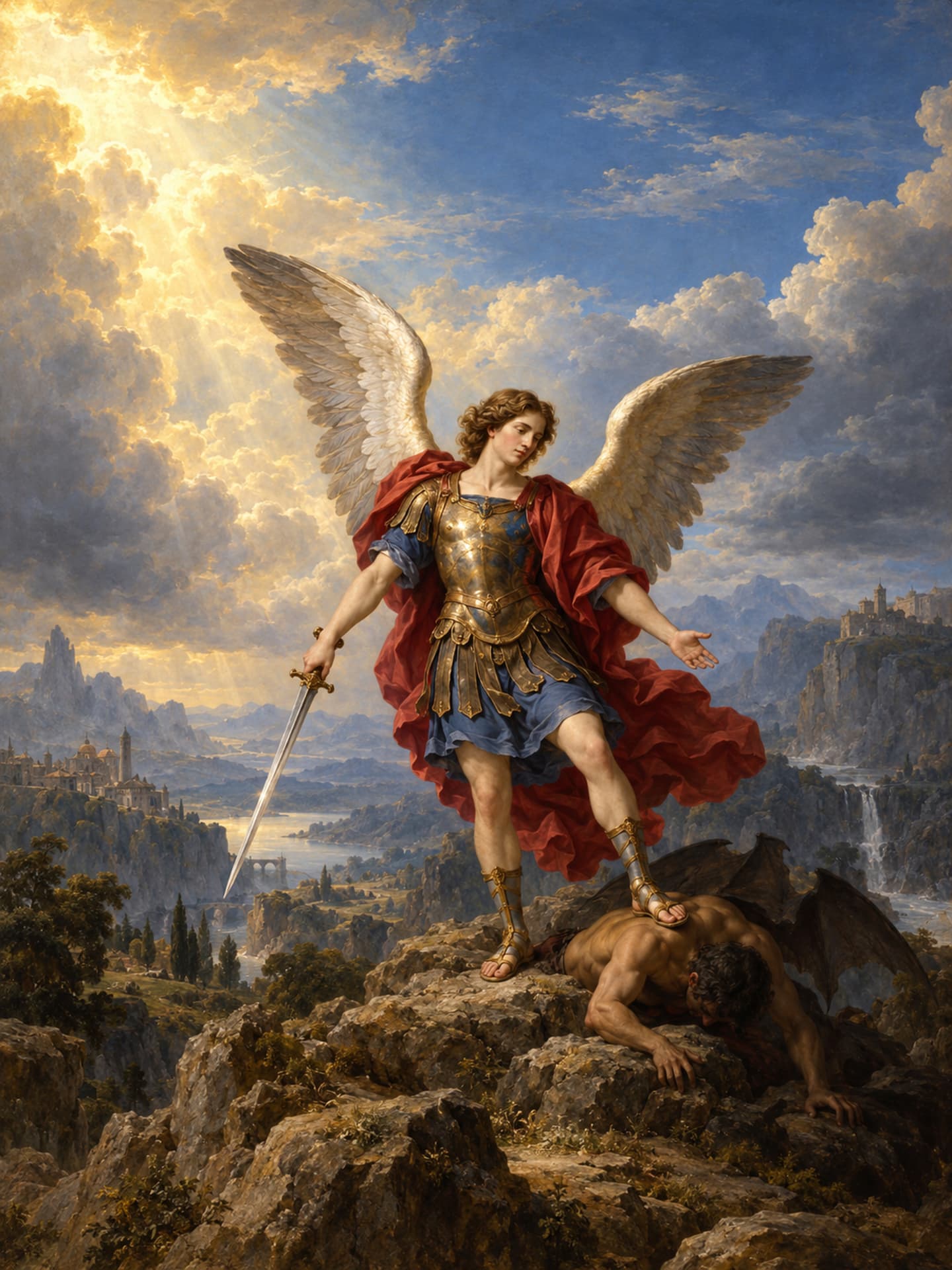 Arte sacra de São Miguel Arcanjo.